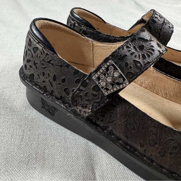 Alegria Paloma Treasure Bronze Leather Mary Jane Shoes - Picture 3 of 10